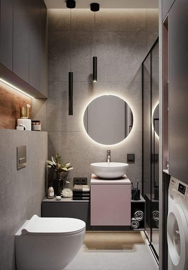 Banheiros modernos para se inspirar!!