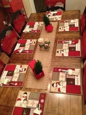 Ideias para decorar a mesa de natal