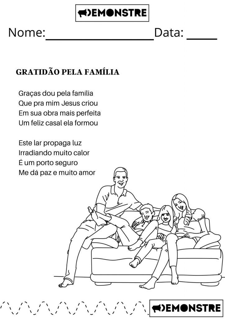 Atividade para Ler e Colorir
