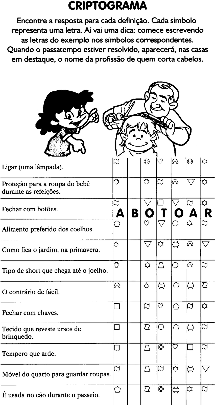 Criptograma CRIPTOGRAMA