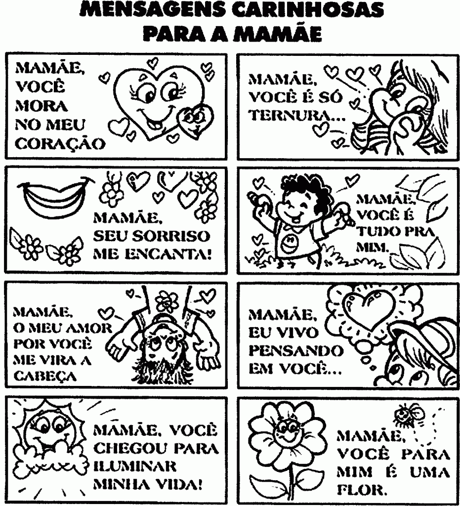 Mensagens Carinhosas para a Mamae