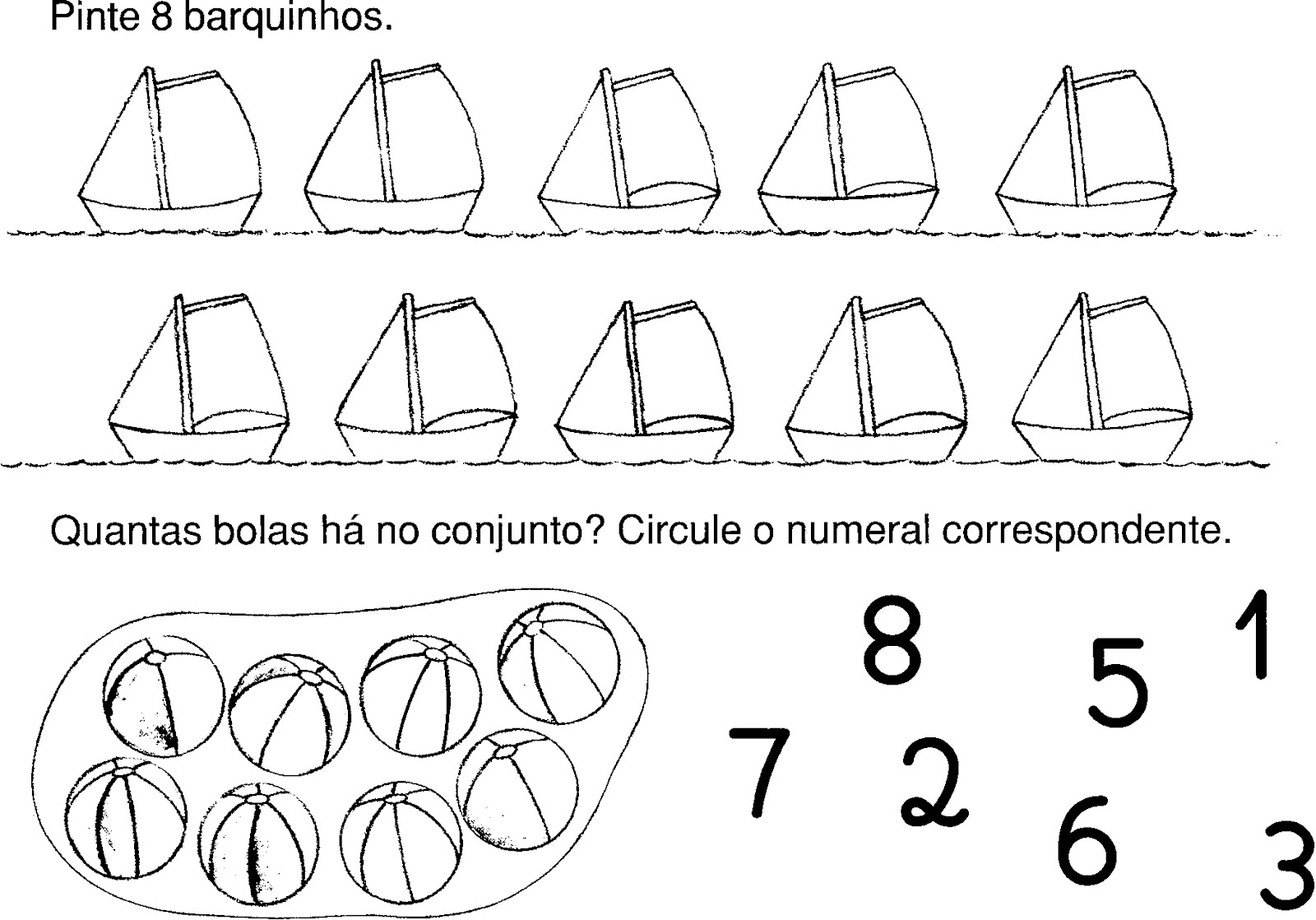 contagem numero 8