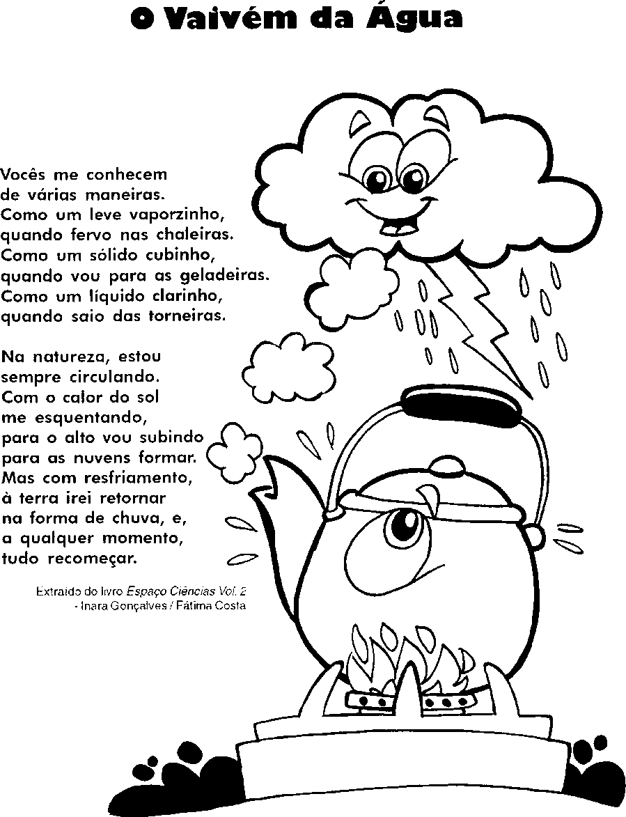 o vai e vem da agua