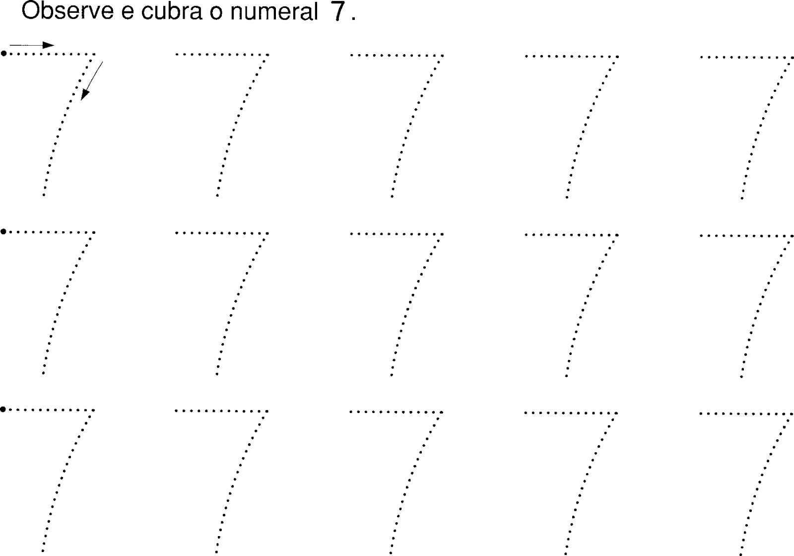 pontilhado numero 7