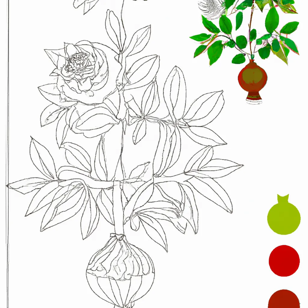 Atividade infantil de desenho arvore roma