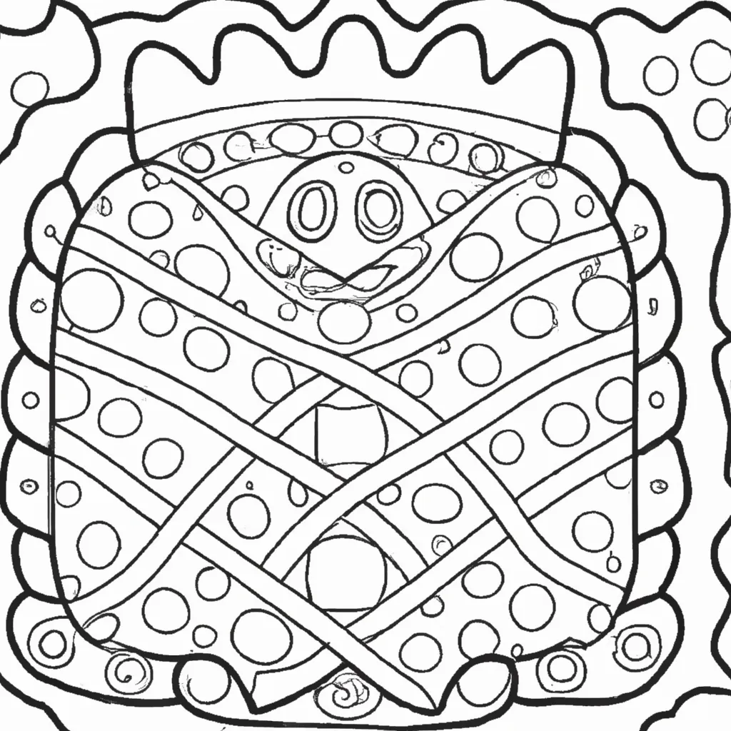Atividade infantil de desenho bolos doces gostosos divertidos
