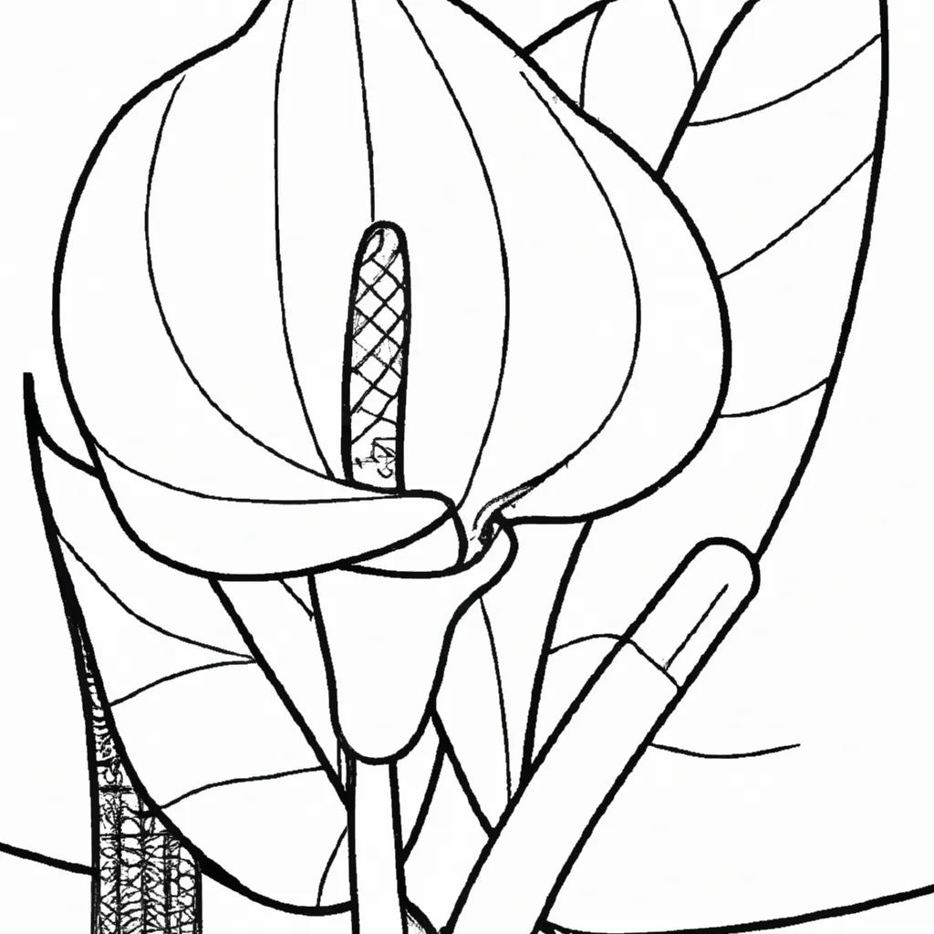Atividade infantil de desenho lirio paz
