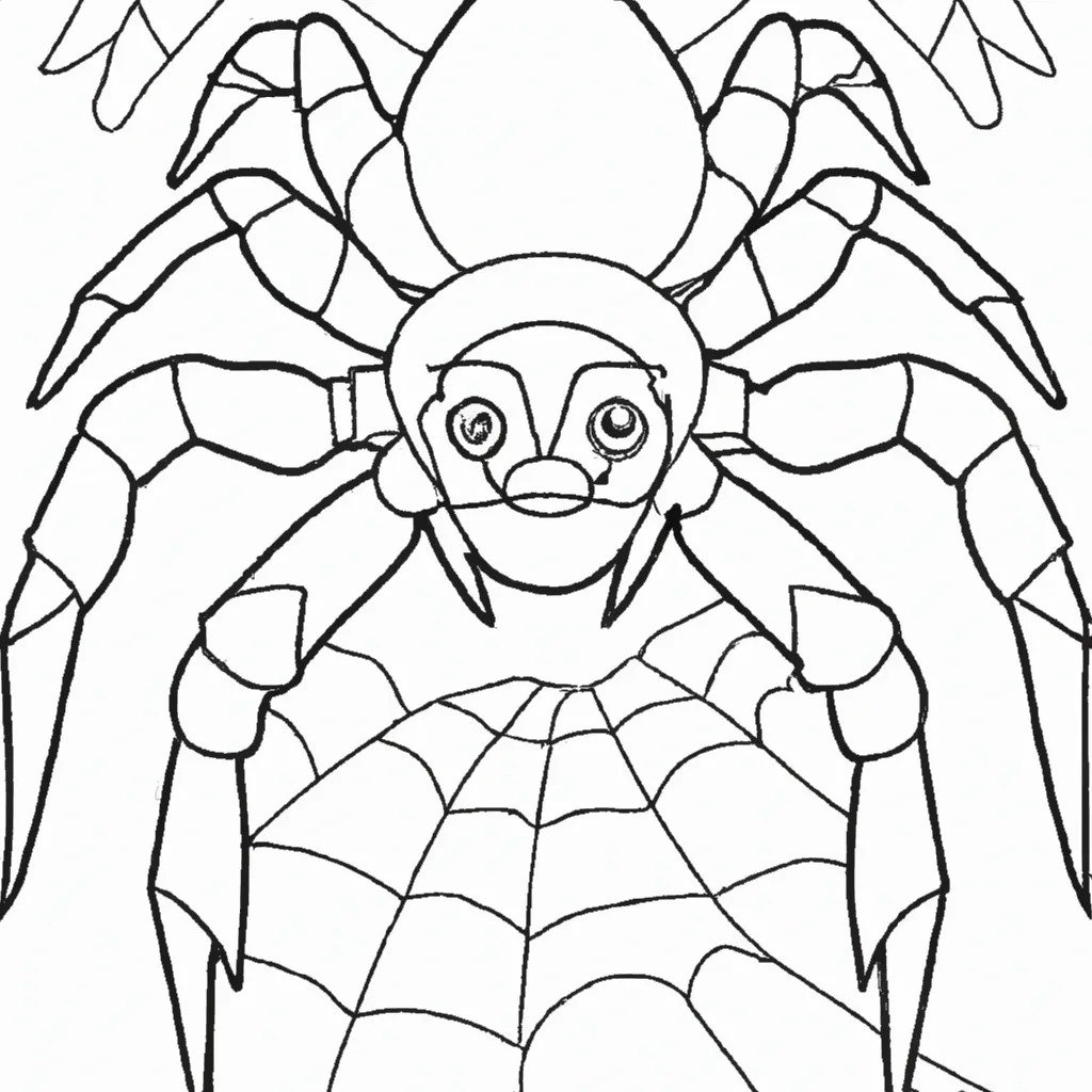 Atividade infantil de desenhos aranha arte infantil 1