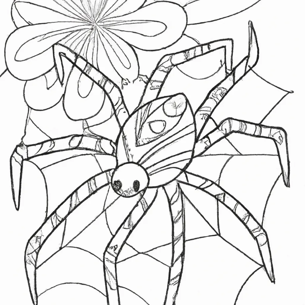 Atividade infantil de desenhos aranha arte infantil