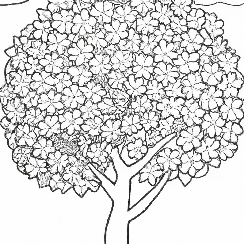 Atividade infantil de desenhos arvore 1