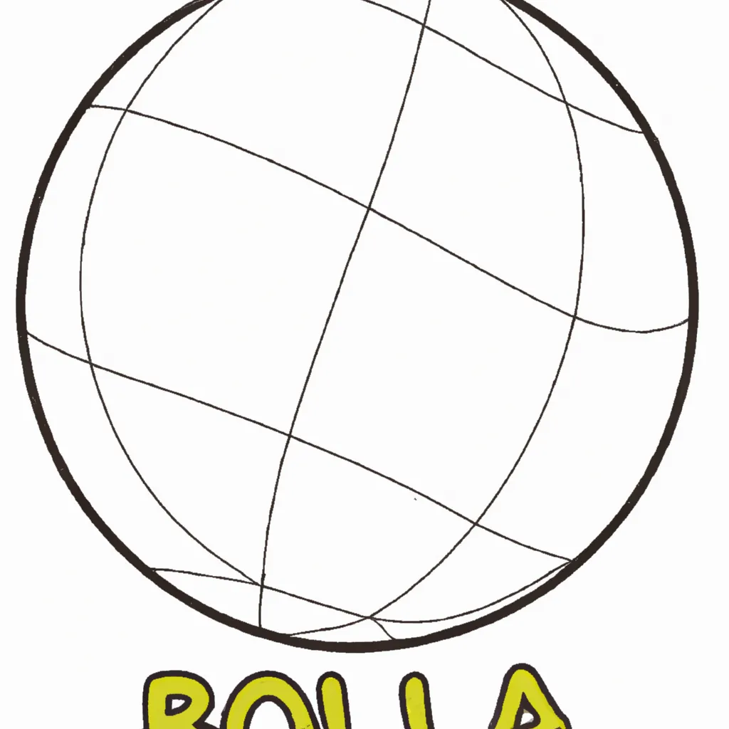 Colorindo a Diversão: Desenho de Bola para Crianças! Atividade infantil de desenhos bola pt br