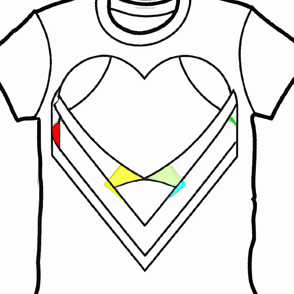 Atividade infantil de desenhos camisetas