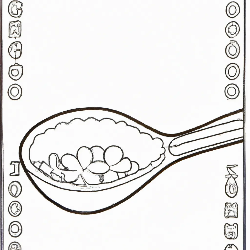 Atividade infantil de desenhos colher arte infantil