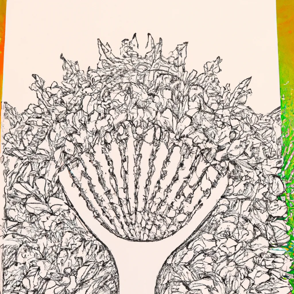 Atividade infantil de desenhos escova