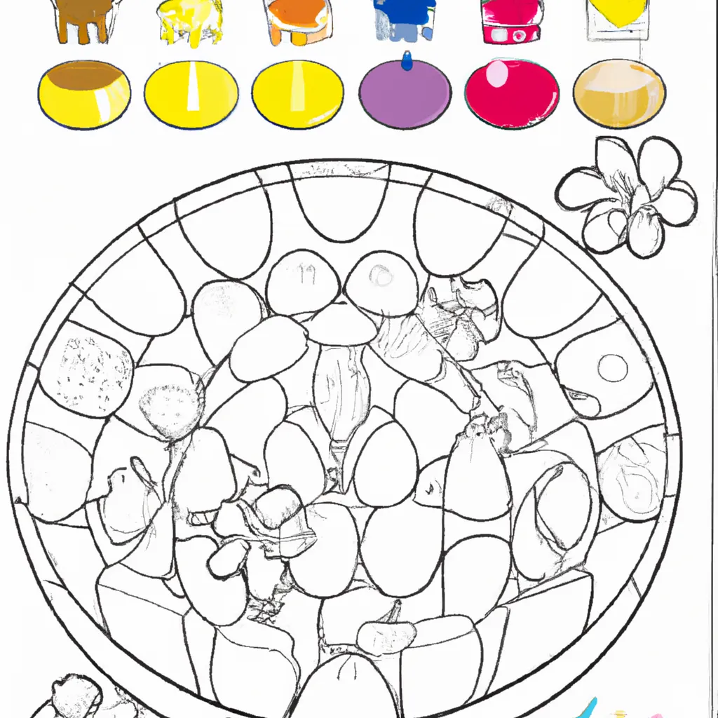 Atividade infantil de desenhos esmaltes unhas decoradas