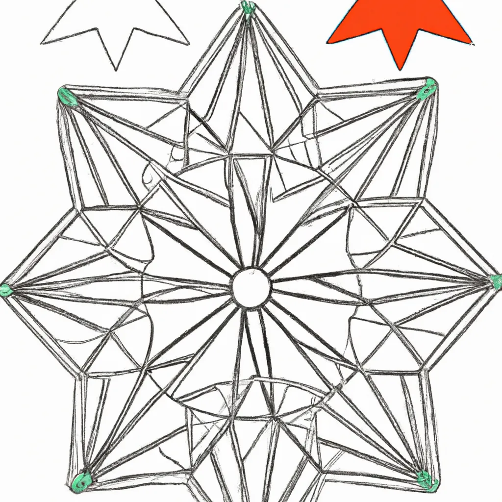 Atividade infantil de desenhos estrela 1