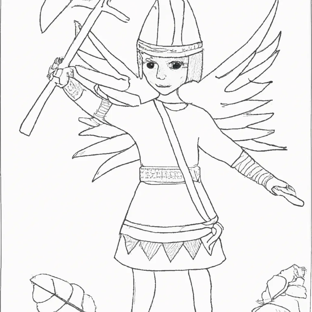 Atividade infantil de desenhos fada fantasia encantos criancas