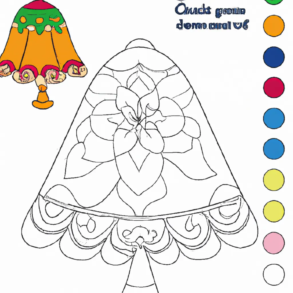 Atividade infantil de desenhos lampada