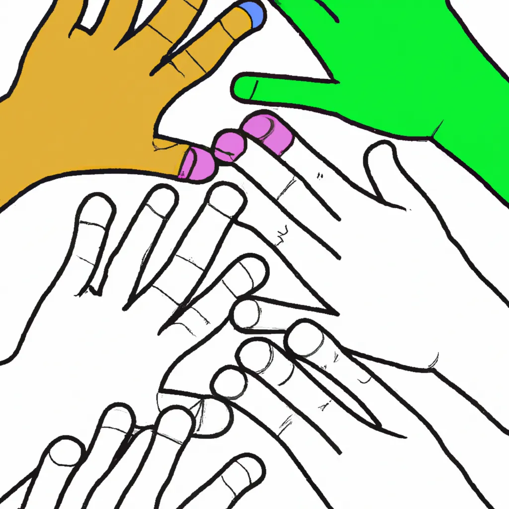 Atividade infantil de desenhos maos