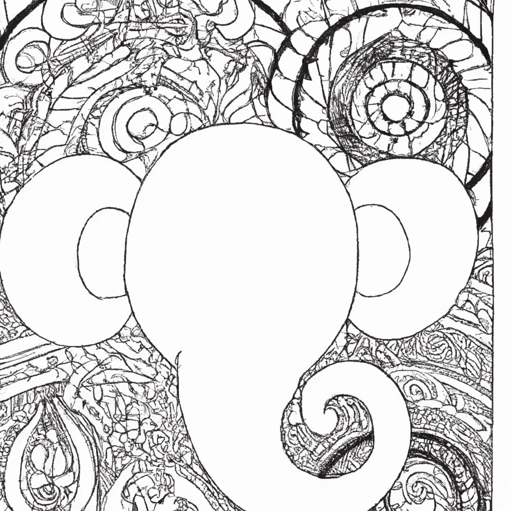 Atividade infantil de desenhos ouvido ilustracoes arte ouca