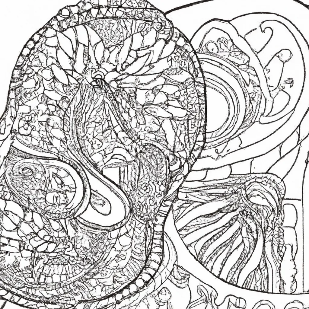 Atividade infantil de desenhos pancreas