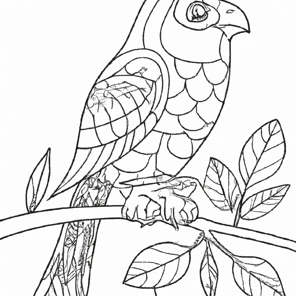 Atividade infantil de desenhos passaros 1