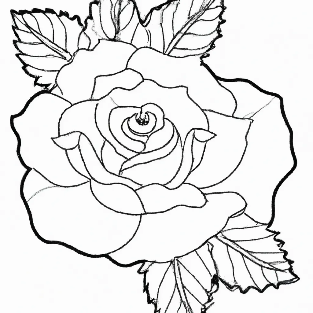 Atividade infantil de desenhos rosa arte floral belo