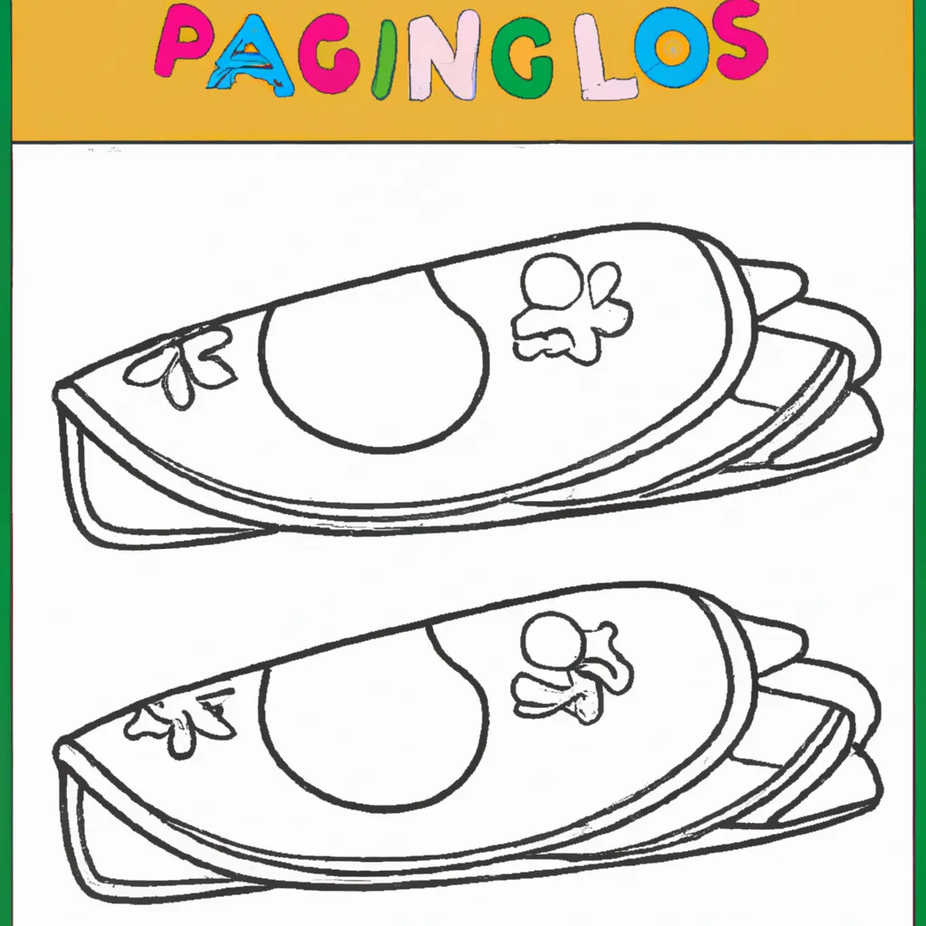 Atividade infantil de desenhos saco pancadas