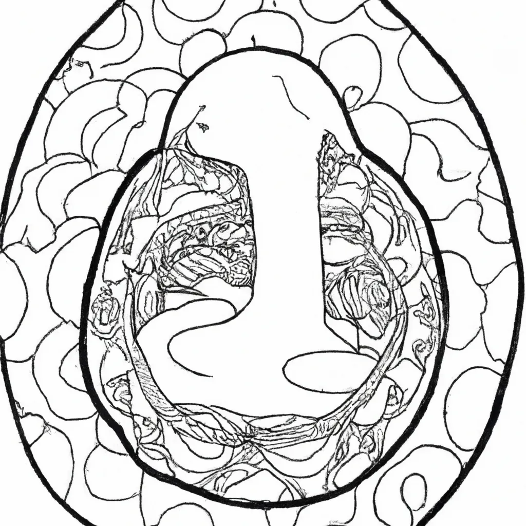 Atividade infantil de desenhos uterinos saude reproducao