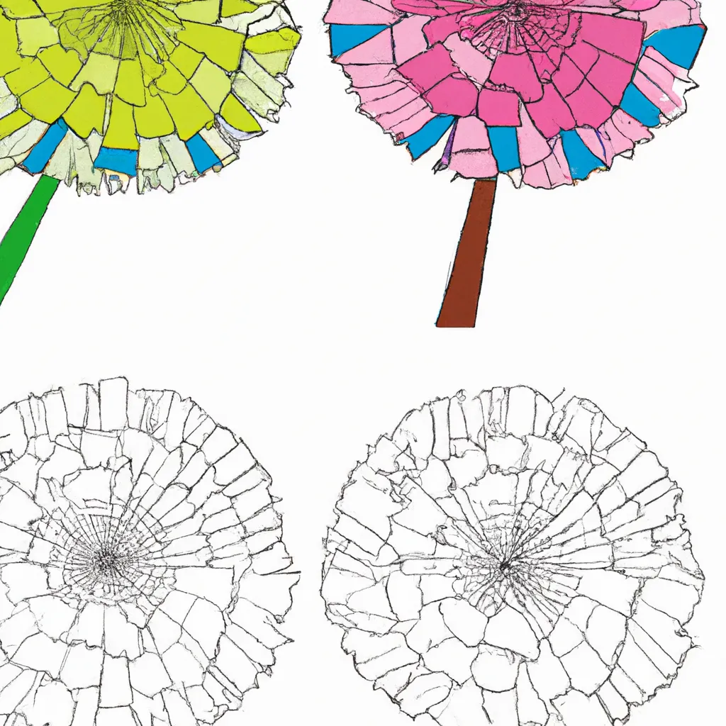 Desenho dente de leao desenhos arte floral