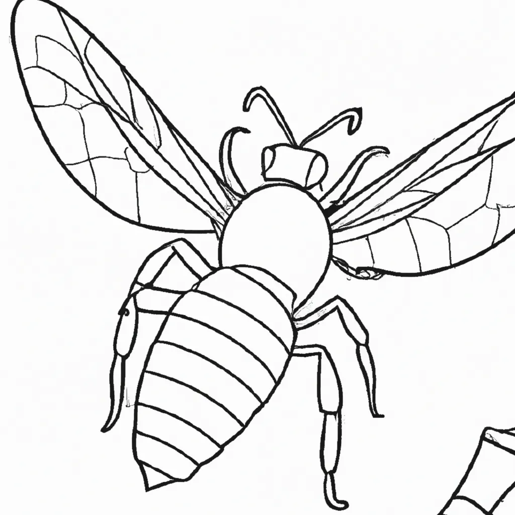 Desenho desenho abelha melifera