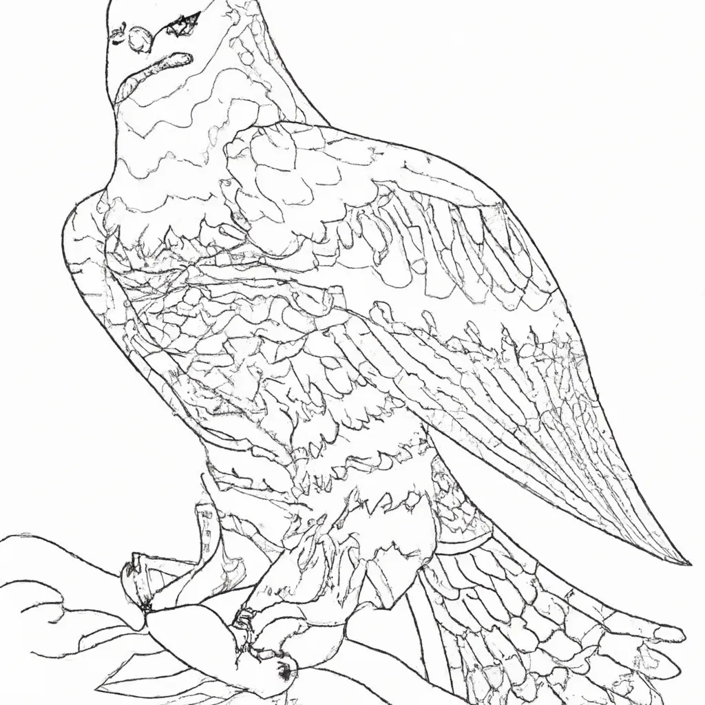 Desenho desenho aguia mar ilustracao aquatica