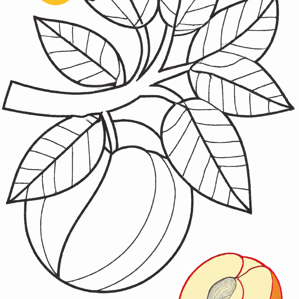 Desenho desenho arvore pessego