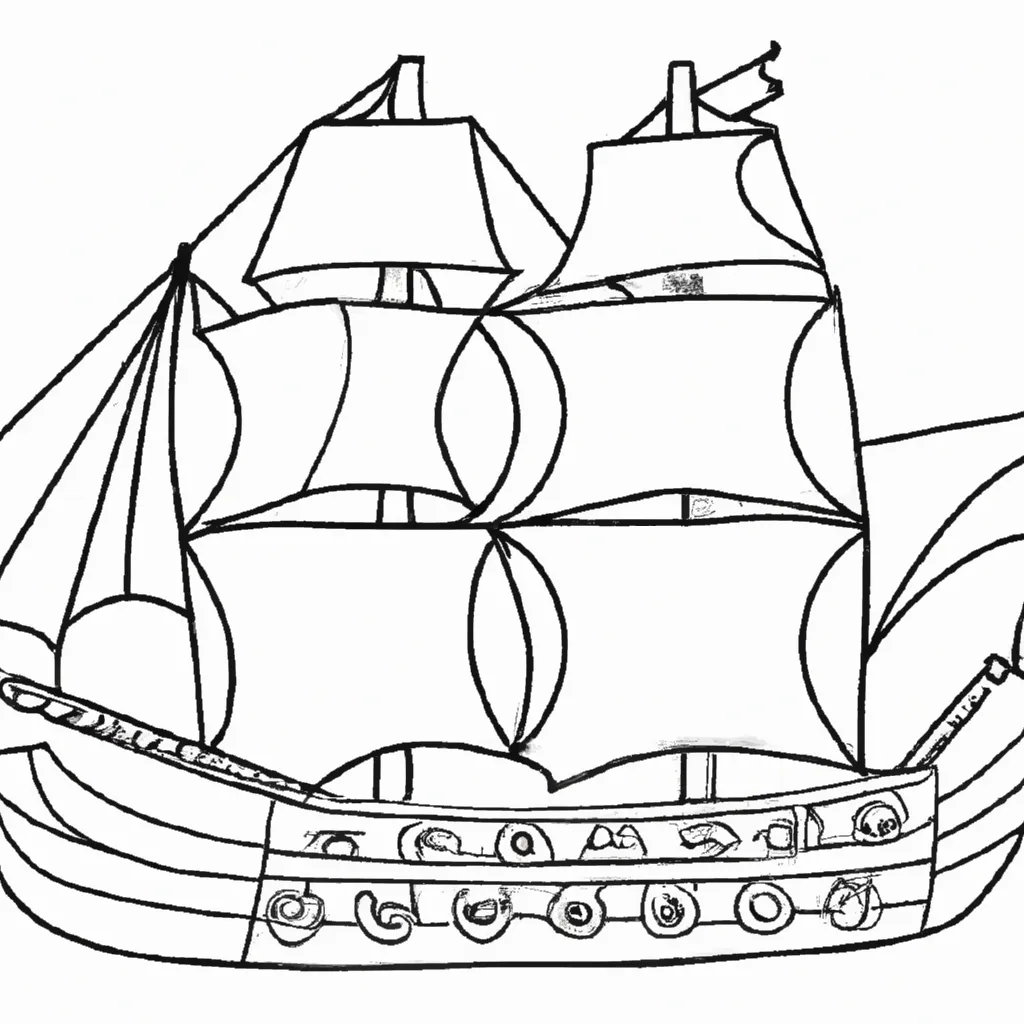 Desenho desenho barco mar aventura navio