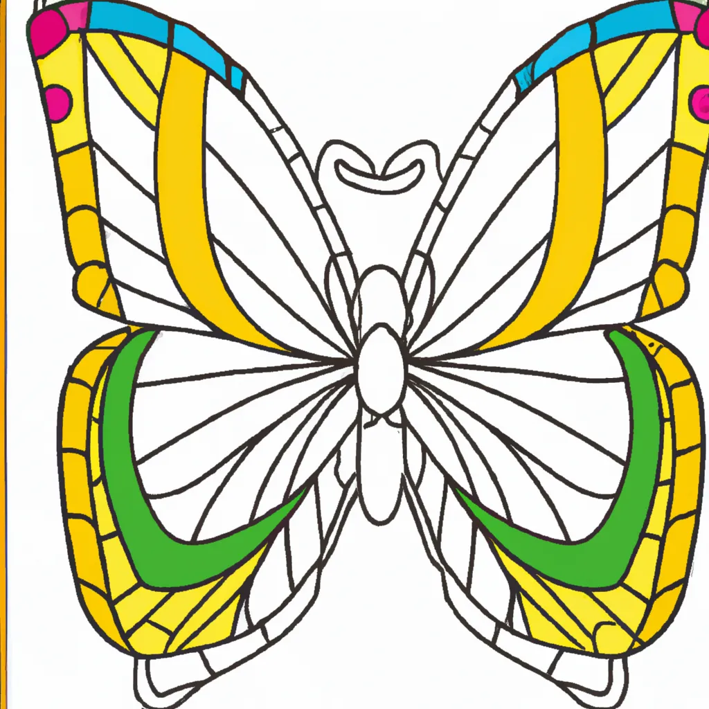 Desenho desenho borboleta ouro