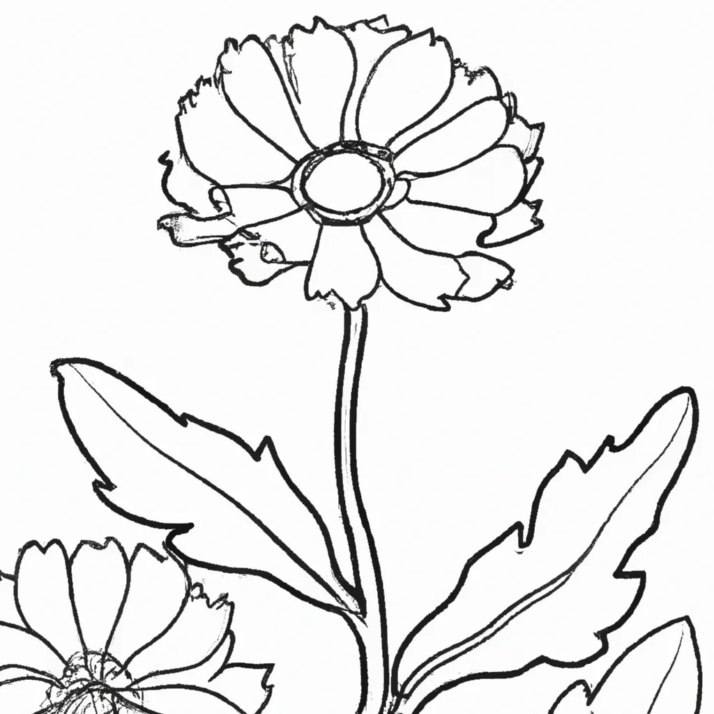 Desenho desenho caleendula