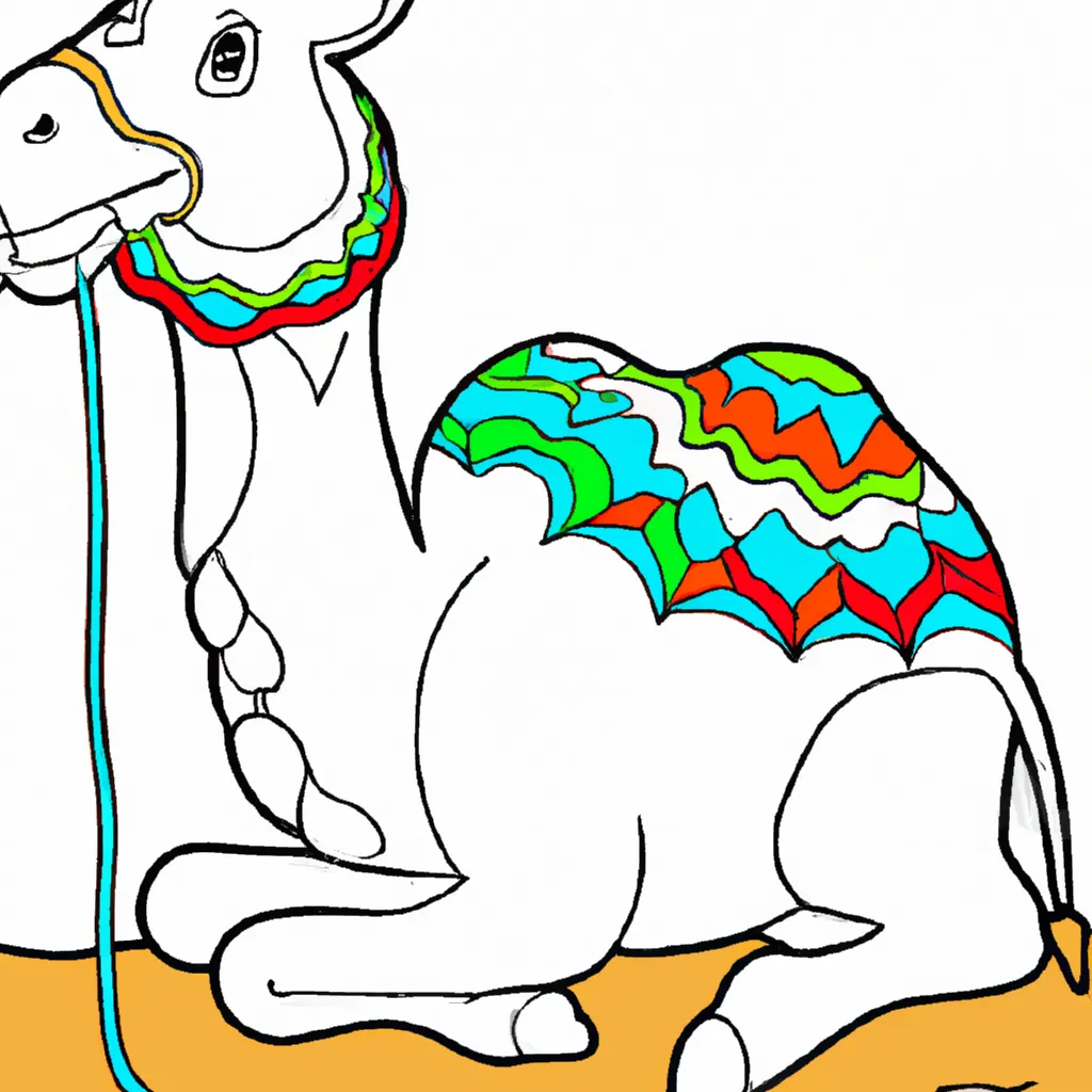 Desenho desenho camelo