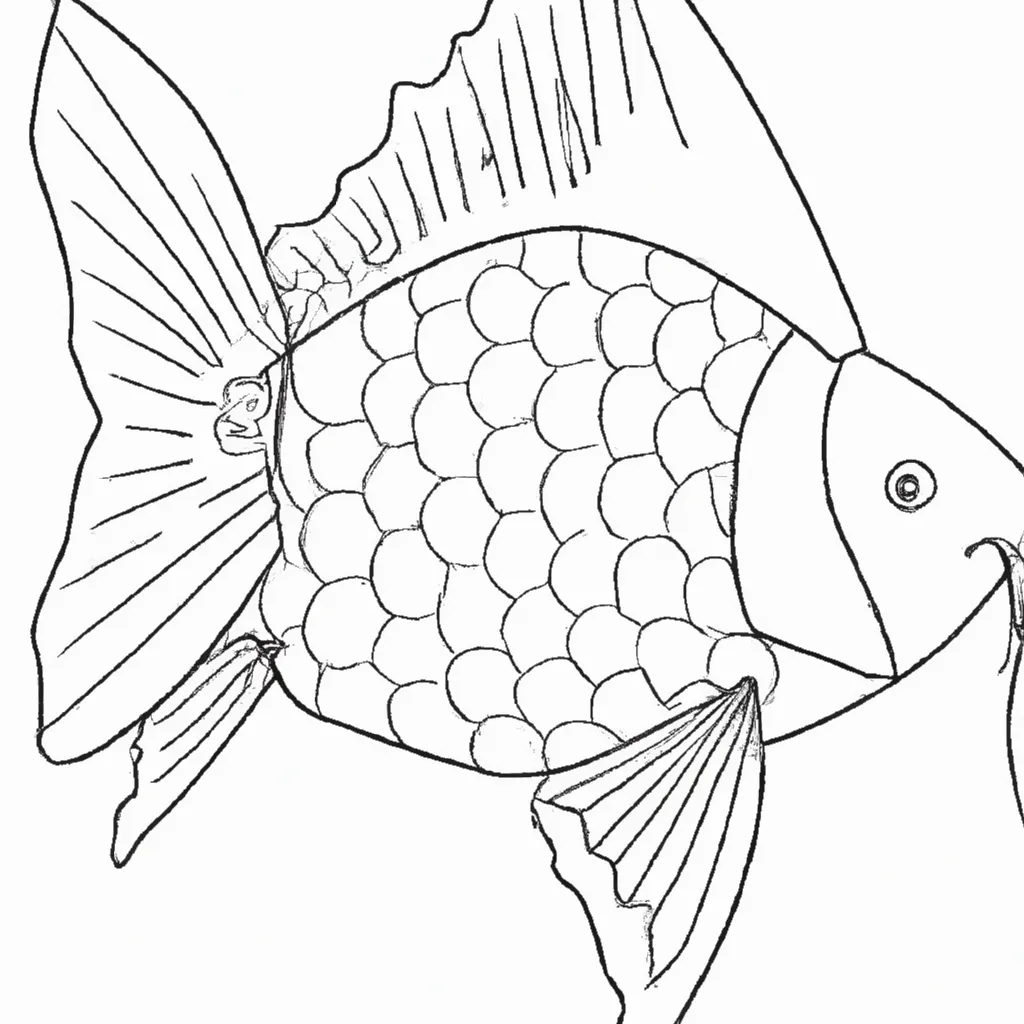 Desenho desenho carpa koi aquario arte