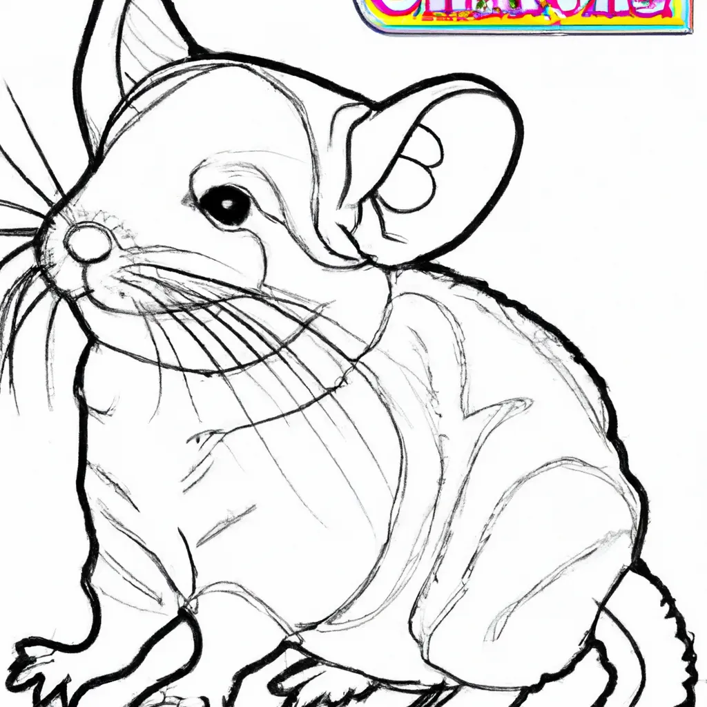 Desenho desenho chinchila