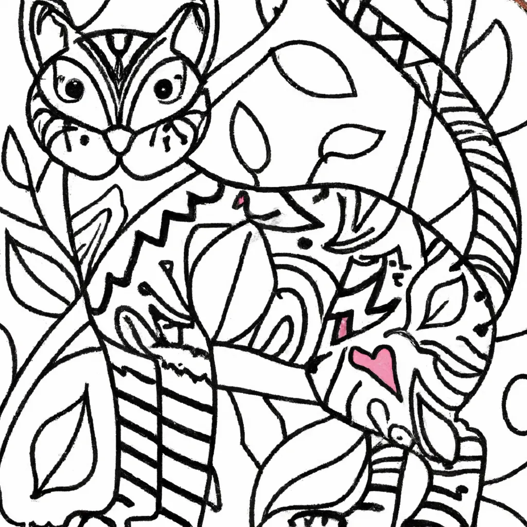 Desenho de Gato-Selvagem para Colorir: Surpreenda-se com o Resultado! Desenho desenho gato selvagem