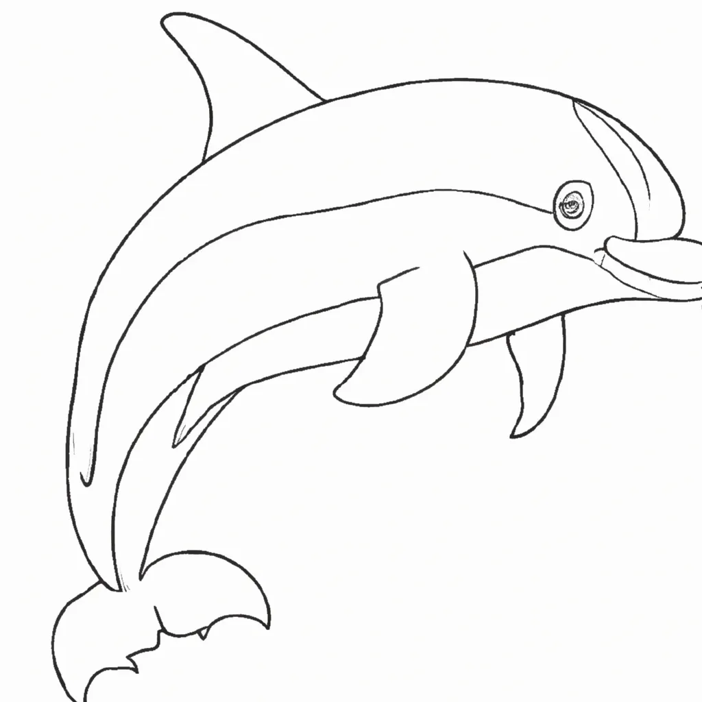 Desenho desenho golfinho