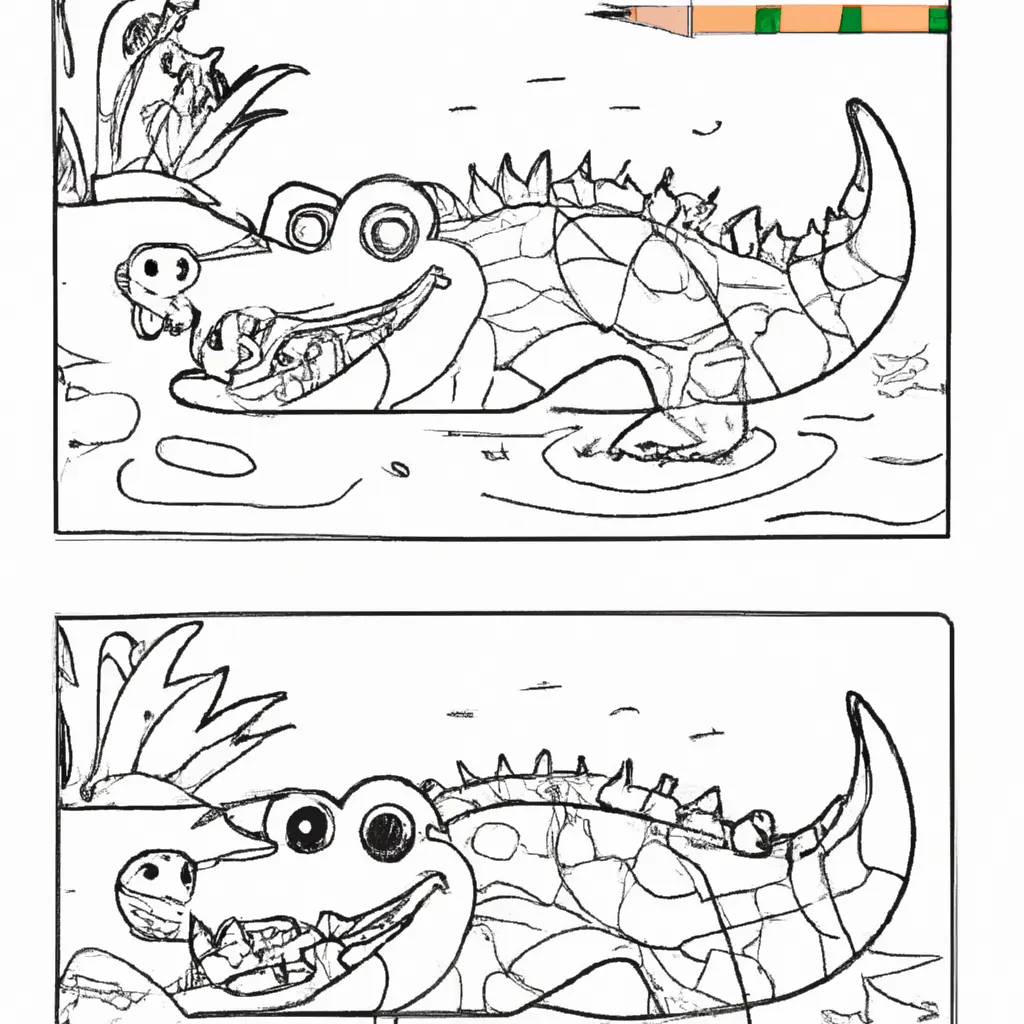 Desenho desenho jacare pt br