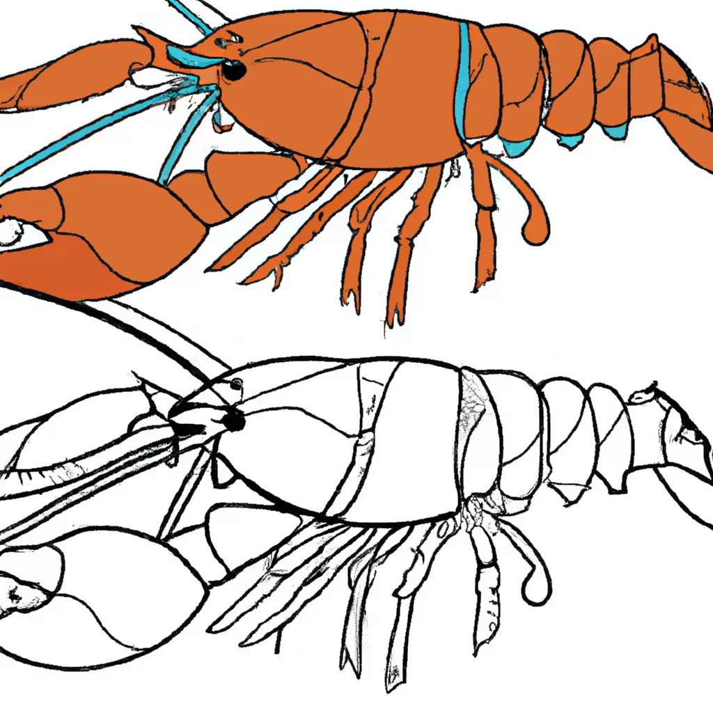 Desenho desenho lagosta