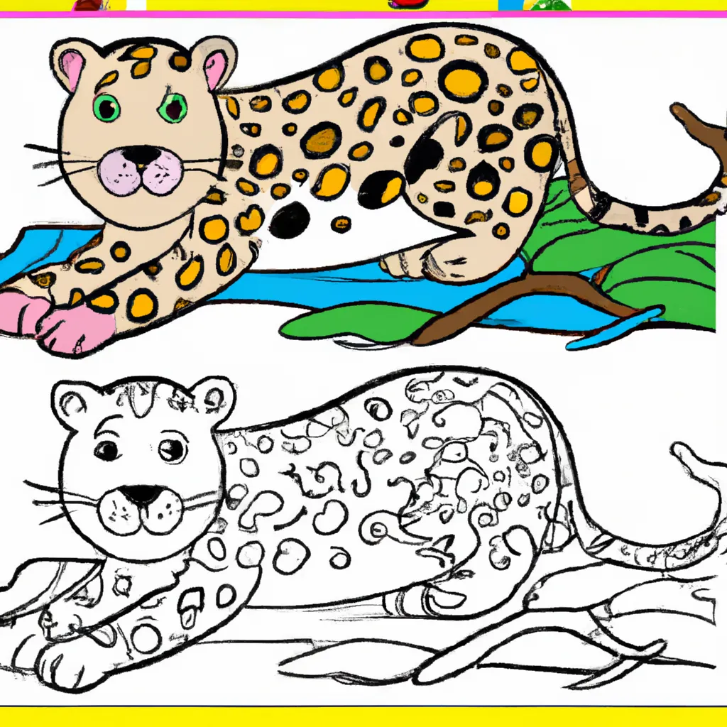 Desenho desenho leopardo