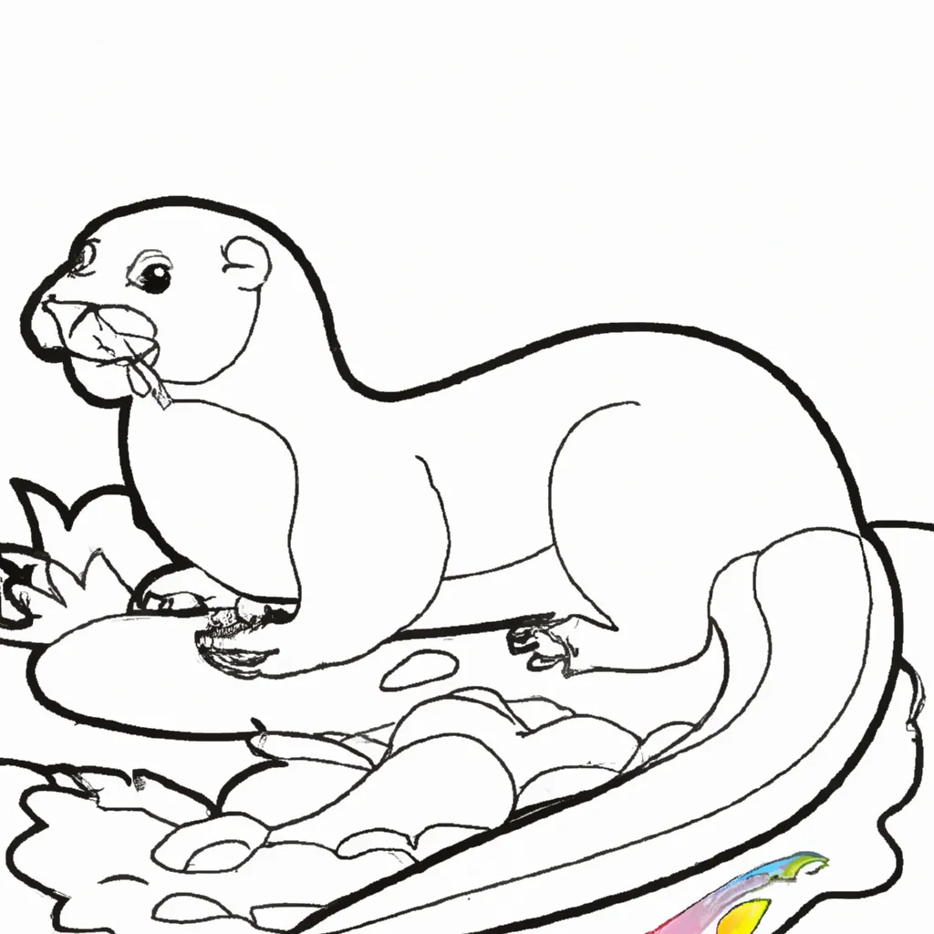 Desenho desenho lontra