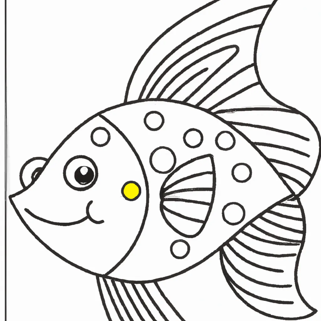 Desenho desenho peixe arco iris