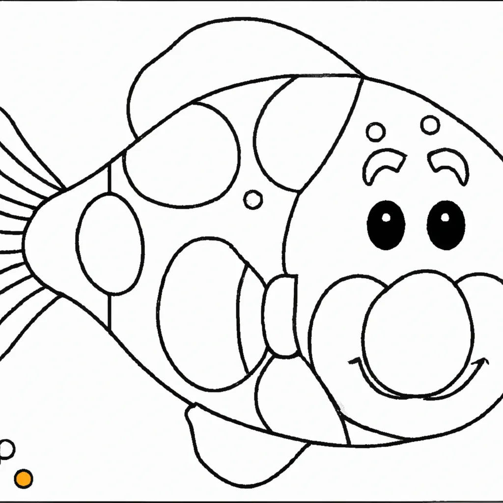Desenho desenho peixe palhaco 1