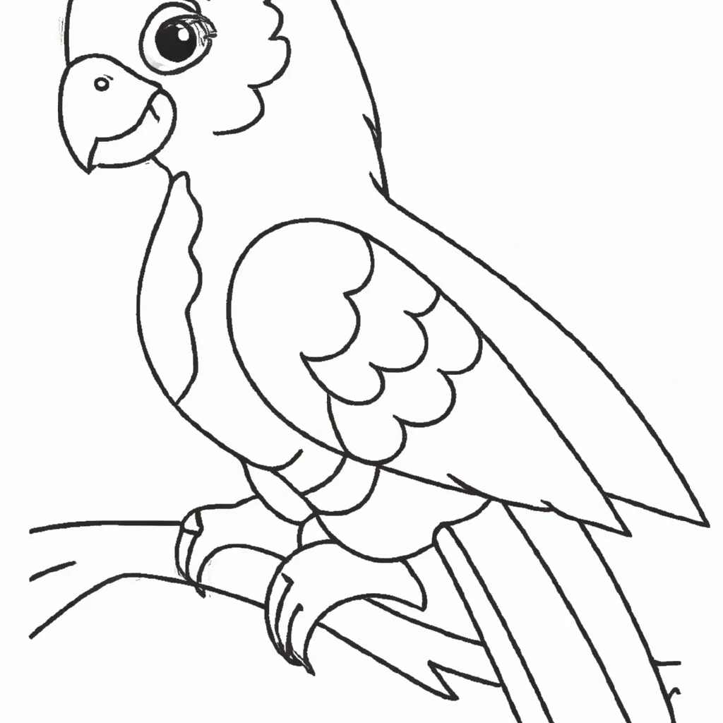 Desenho desenho periquito