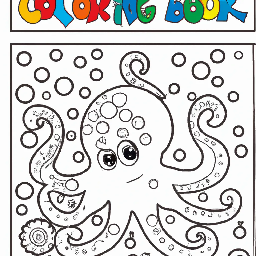 Desenho desenho polvo arte marinha colorido