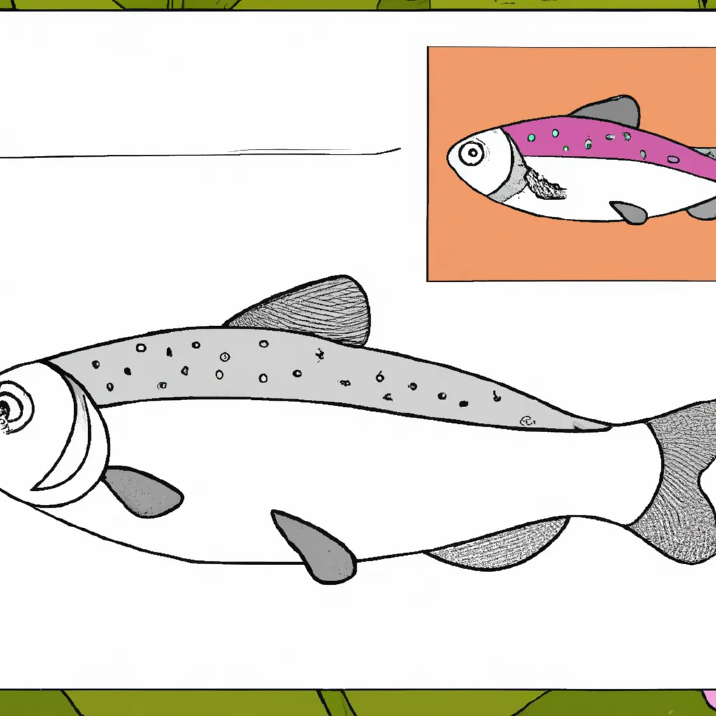 Desenho desenho salmao